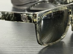 Y2K HEA Palm Tree Logo Sunglasses Smoke Gray Retro Surf w/ Case Frame Only