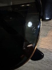 RayBan RB3016 Clubmaster W0365A Black/Gold / Grey Lens 51 mm