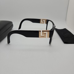 *Frames Only* Versace VE 4296 Sunglasses Black/Gold Frames w/ Case Accessories