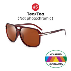 Men Photochromic Night Vision Sunglasses Color Change Transition 2025 Yellow Big