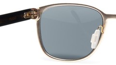 NEW HUGO BOSS 0110/S 7XBGW PALE GOLD BLACK SUNGLASSES 55-19-145 B44mm Italy