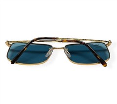 Ray-Ban Sunglasses RB 3717 9196/S2 Gold Blue Chromance Polarized 60mm w/case