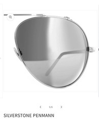 DIROCCO Silverstone Penmann 18K Gold & Titanium Aviator Sunglasses