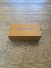 Louis Vuitton LV2330 Square Sunglasses Black Plastic Frame Gray Tinted 135mm