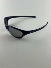 Oakley Fives 2.0 Matte Black Frame Black Iridium Lens Silver Icons RARE