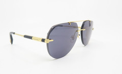 Chopard SCHG37 0400 63mm Ello Gold Titanium, Rimless, New Men’s Sunglasses