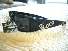 Men’s Sunglasses LOCS Biker Gangster Hardcore Large Logo Women’s Sunglasses 9052