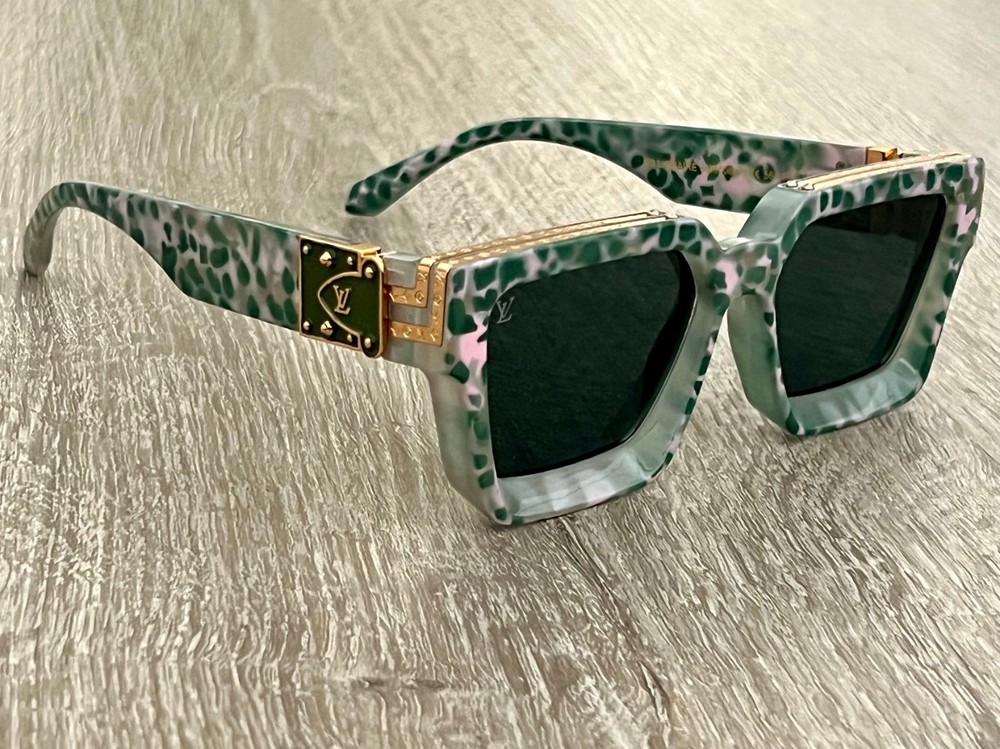 Louis Vuitton 1.1 Millionaire Green Marble Sunglasses