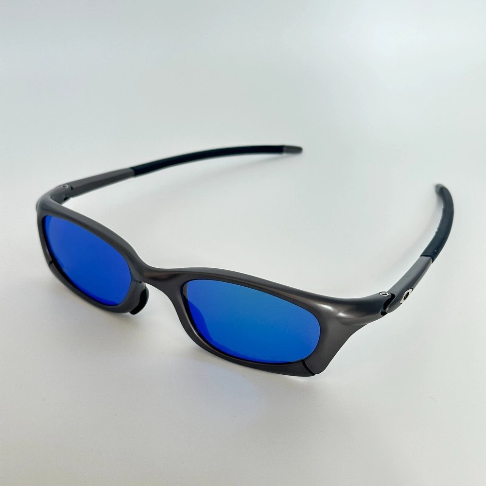 Oakley Hatchet X-Metal Sunglasses Gunmetal Frame Brown Lens Vintage Rare