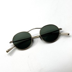 Eyevan Sunglasses Safari-E Antique Gold Round Frame 46-21-145 New Authentic