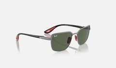 Ray-Ban RB3743M Scuderia Ferrari Collection Gunmetal/Dark Green 58 mm Sunglasses