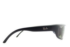 POLARIZED New RAY-BAN PREDATOR Matte Black Wrap Sunglasses RB 4033 601-S/48