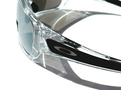NEW* Oakley TURBINE ROTOR Clear POLARIZED Galaxy CHROME Sunglass 9307
