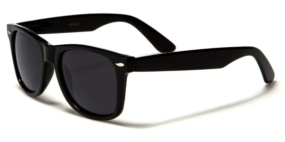 Retro Classic Style Sunglasses Anti Glare Polarized Black Vintage 80s Unisex