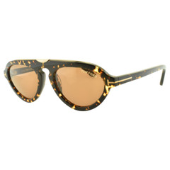 NEW!! TOM FORD MILO-02 TF737 56E 54-21-145 Havana Pilot Full Rim Unisex Sunglass