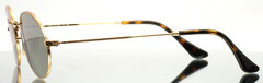 RAY BAN RB3547-N 001/8O Gold Unisex Oval Mirror Sunglasses 51-21-145 B:39