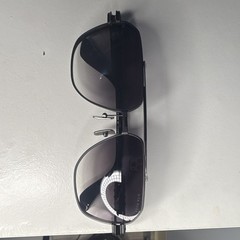 DITA KUDRU Men’s Aviator Sunglasses Black Metal Frame Gray Gradient Lenses