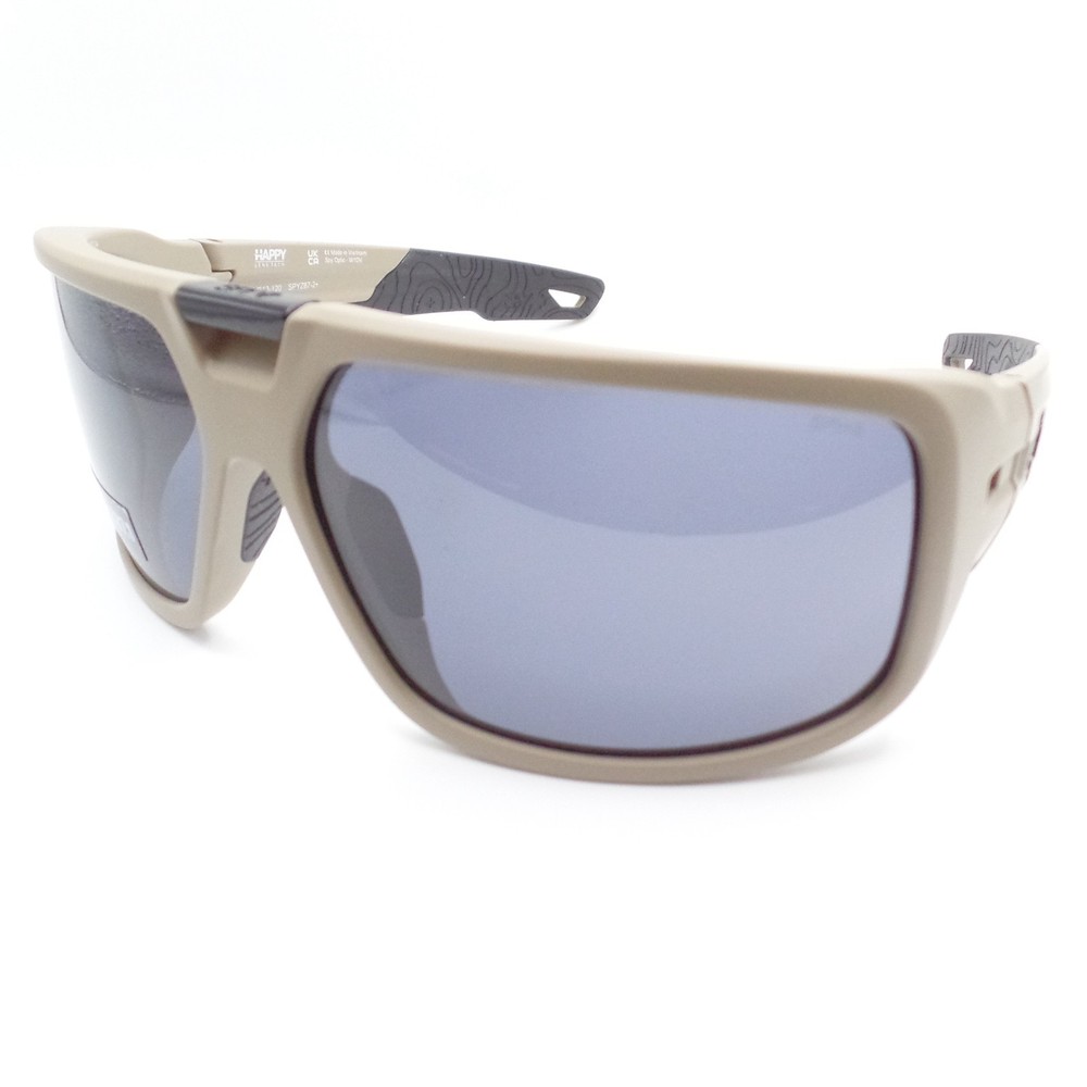 Spy Optics Mainline Matte Sand Happy Grey Ansi Authentic New Sunglasses