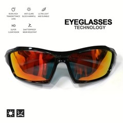 Polarized Sports Sunglasses UV400 Men Driving Fishing Cycling Mirror Shades