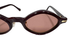 Cartier CT0540S Premiere de Cartier Geometric Sunglasses Burgundy-Gold/Pink lens