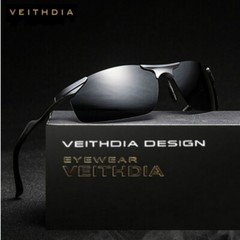 VEITHDIA Aluminum HD Polarized Sunglasses Men Driving Sports Fishing Sun Glasses