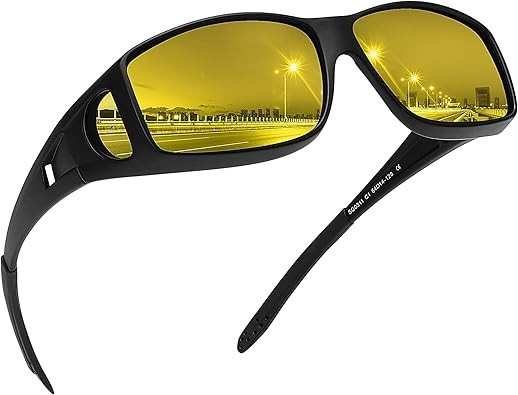 Lentes de Sol Polarizados para Usar Sobre Gafas con Proteccion UV400 Unisex
