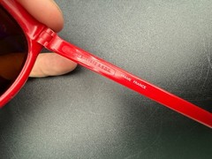 Bolle Brevete Nylon SGDG Sunglasses Red Nylon Ski Frame Vintage