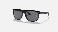 Ray-Ban Boyfriend Polished Black/Grey 60 mm Sunglasses RB4147 601/87 60-15