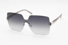 NEW CHAMPION SAGE C01 SILVER BROWN AUTHENTIC SUNGLASSES 142-140