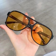 Polarized Aviator Sunglasses Women Men Vintage Driving Large Frame Shades