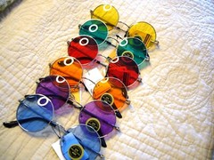 JOHN LENNON Sunglasses LARGER 2″ Classic Hippie 80’s Round Glasses COLORS 711050