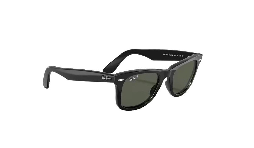 Ray-Ban Original Wayfarer Classic Black Polarized Sunglasses RB2140 901/58 50-22