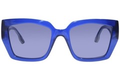 Karl Lagerfeld KL6143S 400 Sunglasses Women’s Blue/Solid Blue Square Shape 53mm