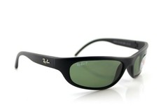 POLARIZED New RAY-BAN PREDATOR Matte Black Wrap Sunglasses RB 4033 601-S/48