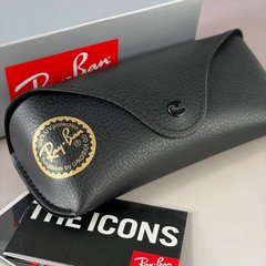 New In Box – Ray-Ban Polarized RB2140 Black Blue Sunglasses Full Set
