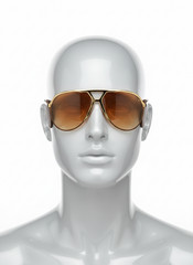 TOM FORD Men’s Gold/Orange 64MM Pilot Sunglasses 64-14-135