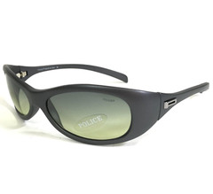 Police Sunglasses MOD.1357 T17 Matte Gray Frames with Green Lenses 55-17-130