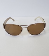 Kirkland Signature Men’s Aviator Sunglasses Tinted Brown Lens Brown Frame 135mm