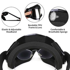 Motocross Goggles ATV Dirt Bike UTV MX OTG Offroad Riding Anti Fog Anti UV