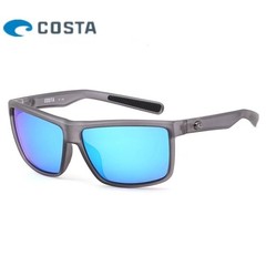 Costa Del Mar Rinconcito Smoke Blue Frame Blue Mirror 580P Polarized Sunglasses