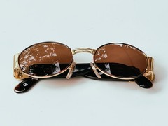 Versace S71 Col 07M Vintage Tortuga Gold Medusa Steampunk Sunglasses 48-20