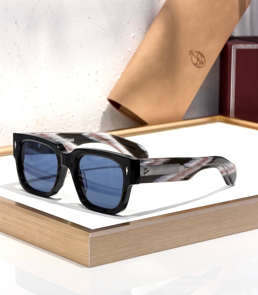 JACQUES MARIE MAGE ENZO Axetat 10mm Unisex Sunglasses Lens 51mm With New Case