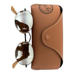 Ray-Ban Sunglasses RB3547 51-21 Round Polished Gold Metal Arista G-15 Violet