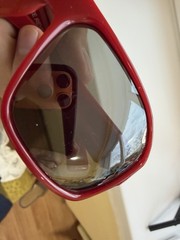 Nike EV0819-606 Reverse Sunglasses (One Size) Red Used , All In Photo