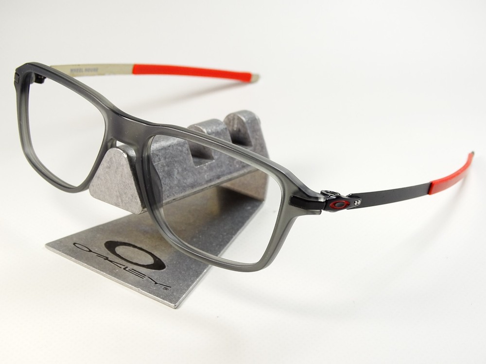Oakley Wheel House Grey Eyeglasses Glasses Frames Tinfoil Pitchman Tincan Seller Why