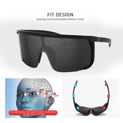 Cycling Sports Goggles OVERSIZED Men’s Women Outdoor Windproof Shield Sunglasses