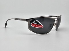 Bolle Dorado 10866 Shiny Gunmetal Frame Polarized TNS Lens Sunglasses Italy 64mm