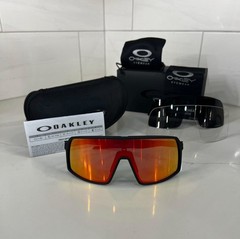 Oakleys Mens Sunglasses Fuel Cell BLK/W Prizm Ruby Polarized Iridium