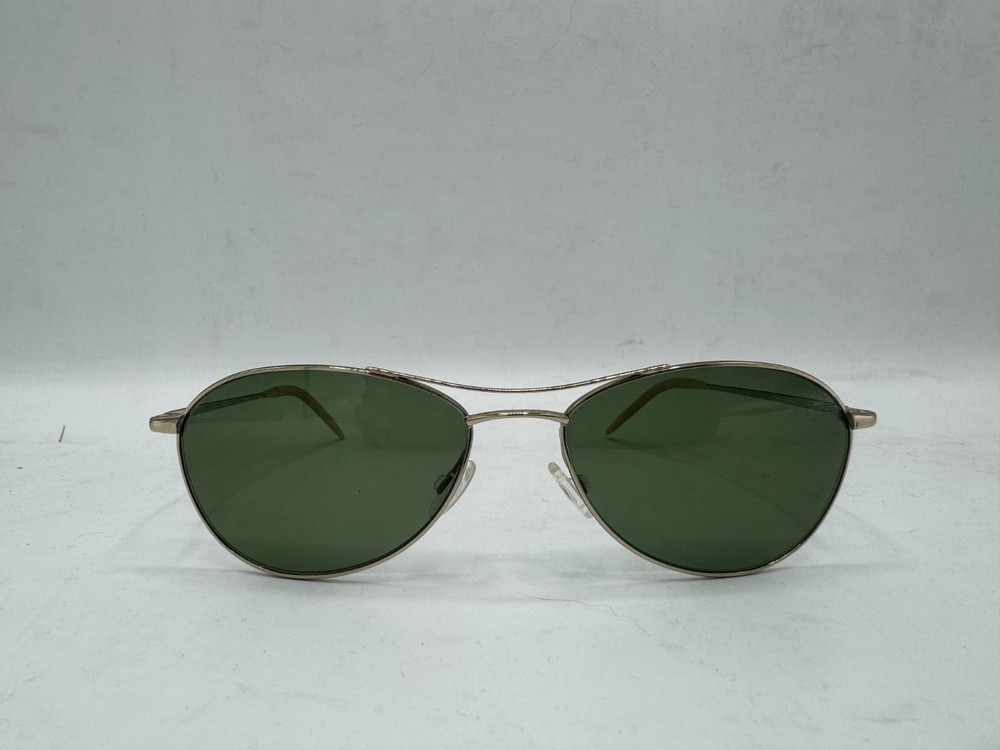 Oliver Peoples OV1005S Aero Sunglasses Silver/Green 57-17-140