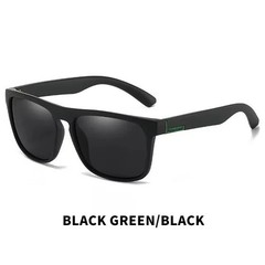 Vintage Square Polarized Sunglasses Men Women UV400 Luxury Designer Driving Fish